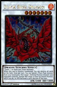 Black Rose Dragon [PGL3-EN059] Gold Rare | Nerdhalla Games