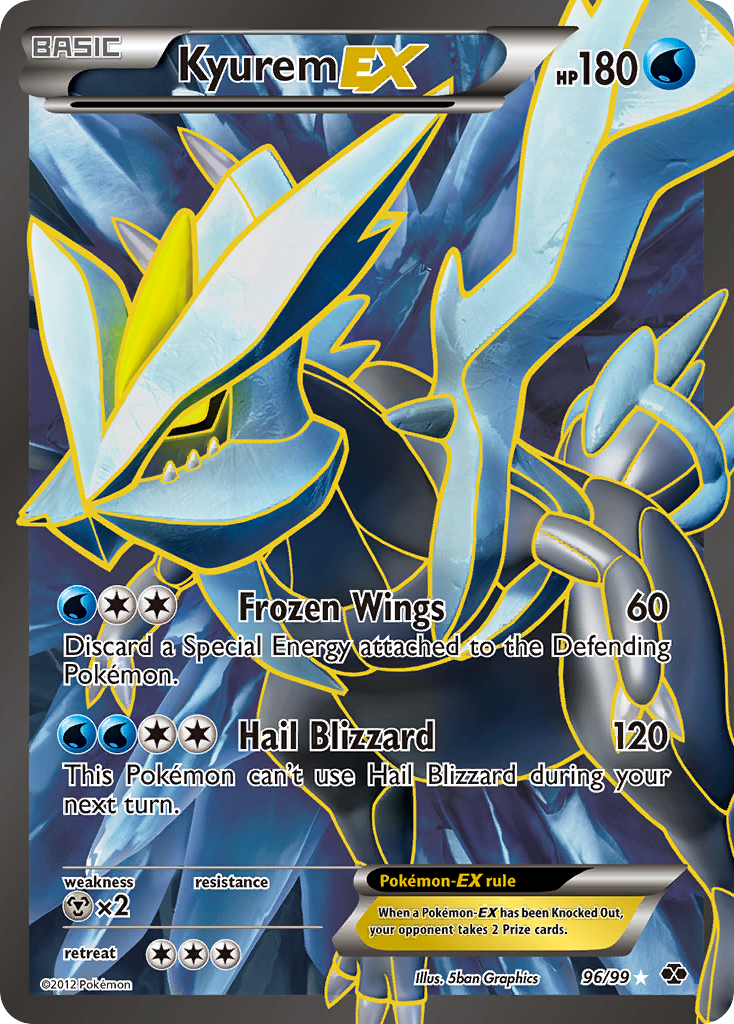 Kyurem EX (96/99) [Black & White: Next Destinies] | Nerdhalla Games