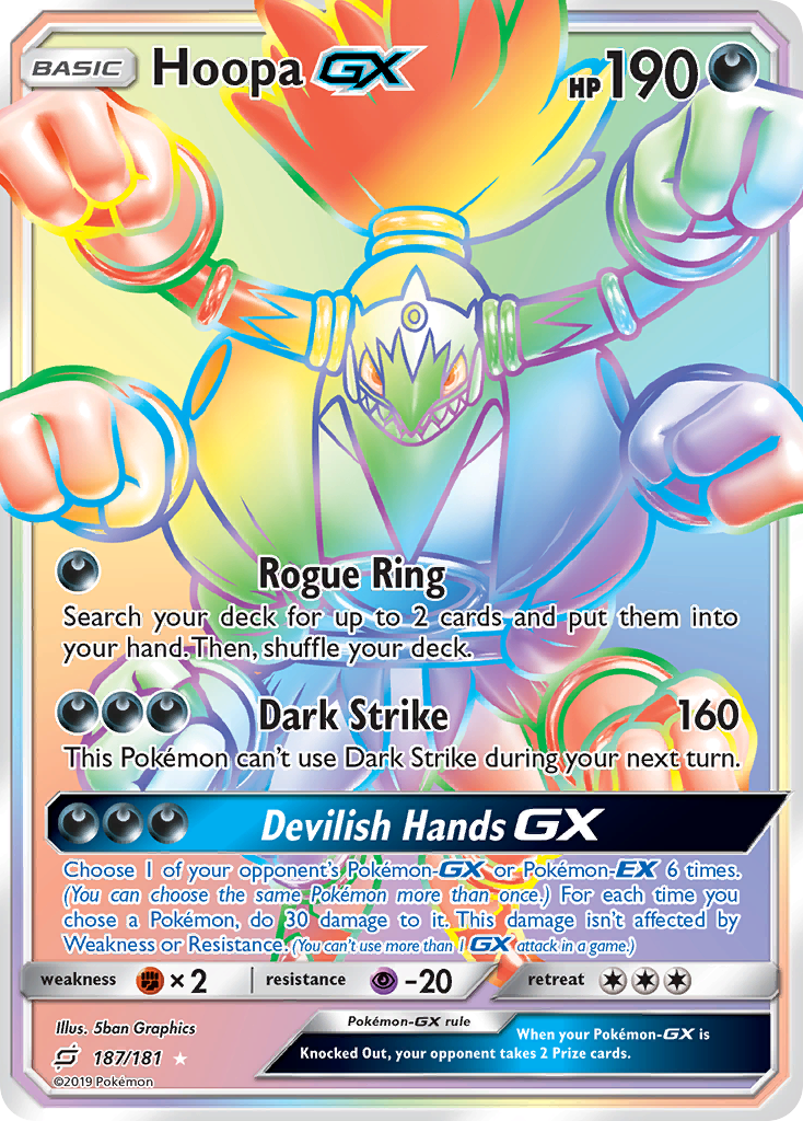 Hoopa GX (187/181) [Sun & Moon: Team Up] | Nerdhalla Games