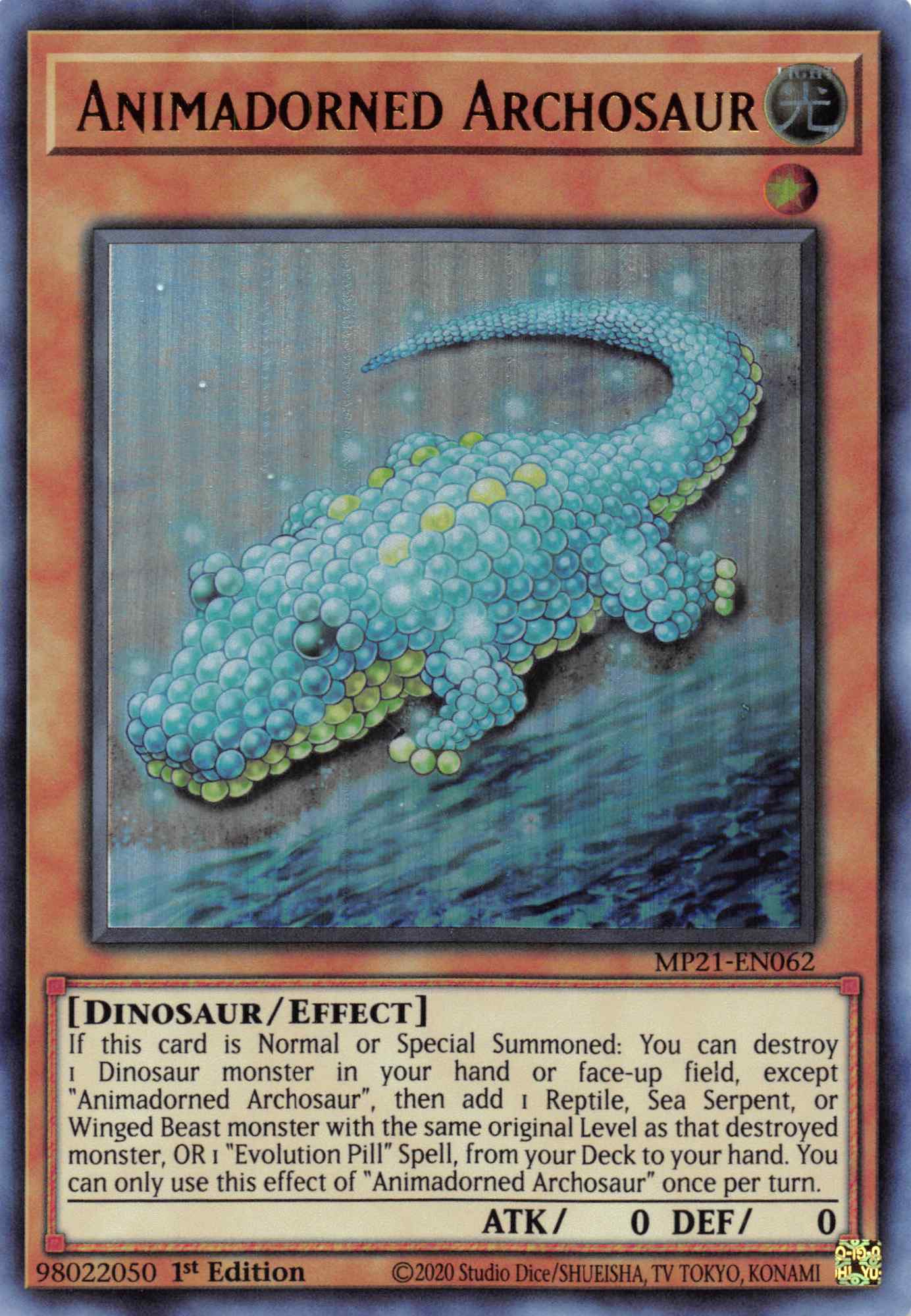 Animadorned Archosaur [MP21-EN062] Ultra Rare | Nerdhalla Games