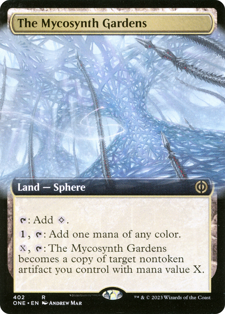 The Mycosynth Gardens (Extended Art) [Phyrexia: All Will Be One] | Nerdhalla Games