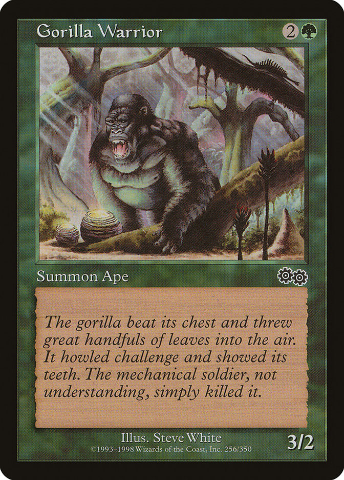 Gorilla Warrior [Urza's Saga] | Nerdhalla Games