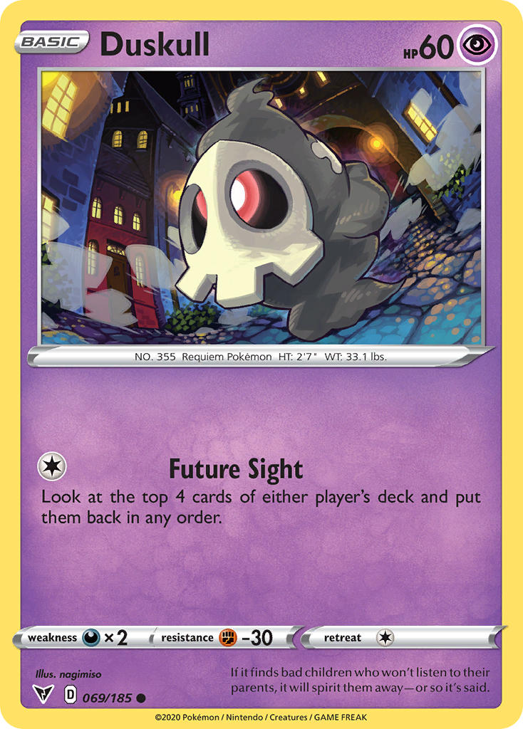 Duskull (069/185) [Sword & Shield: Vivid Voltage] | Nerdhalla Games