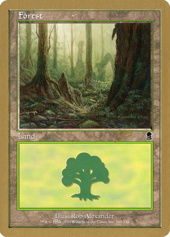 Forest (rl348) (Raphael Levy) [World Championship Decks 2002] | Nerdhalla Games