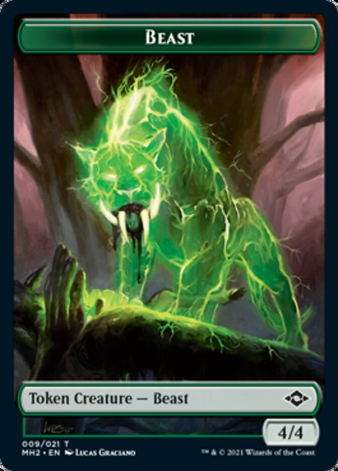 Beast Token [Modern Horizons 2 Tokens] | Nerdhalla Games