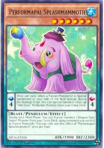 Performapal Splashmammoth [MP16-EN106] Rare | Nerdhalla Games