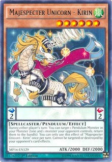 Majespecter Unicorn - Kirin [MP16-EN129] Rare | Nerdhalla Games