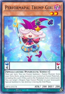 Performapal Trump Girl [MP16-EN178] Common | Nerdhalla Games