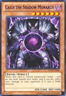 Caius the Shadow Monarch (Purple) [DL15-EN006] Rare | Nerdhalla Games