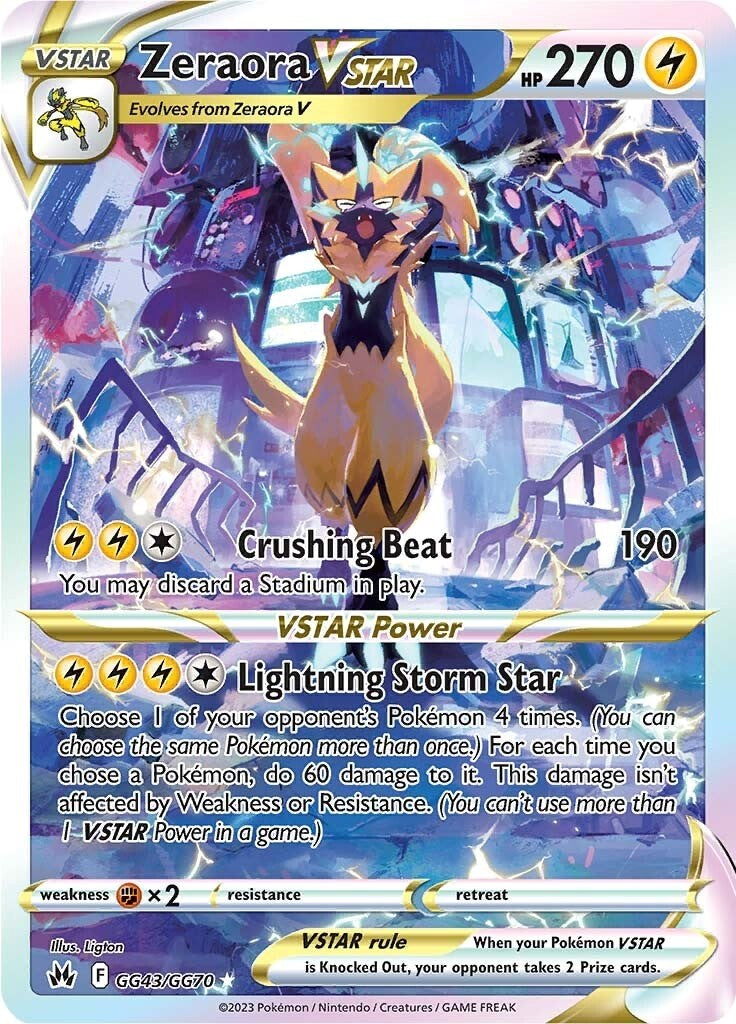 Zeraora VSTAR (GG43/GG70) [Sword & Shield: Crown Zenith] | Nerdhalla Games