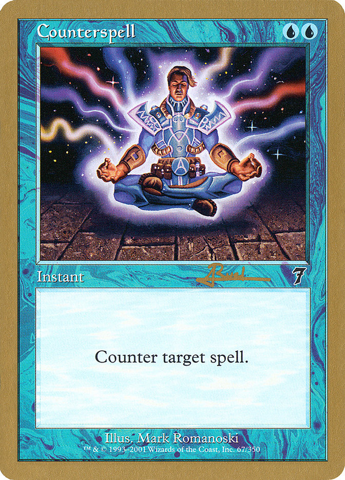 Counterspell (Antoine Ruel) (7ED) [World Championship Decks 2001] | Nerdhalla Games