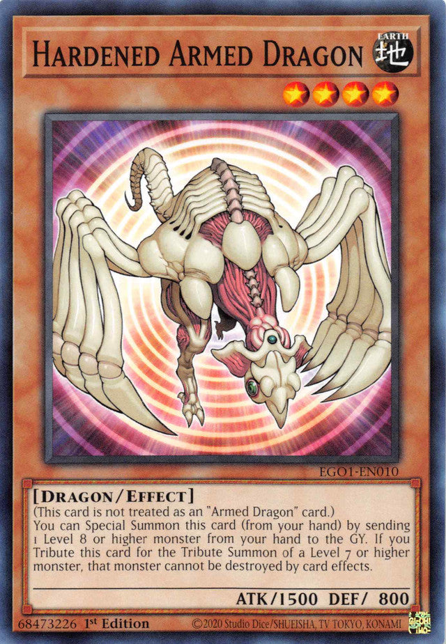 Hardened Armed Dragon [EGO1-EN010] Common | Nerdhalla Games