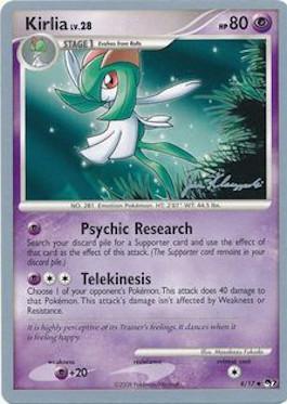 Kirlia LV.28 (8/17) (Psychic Lock - Jason Klaczynski) [World Championships 2008] | Nerdhalla Games