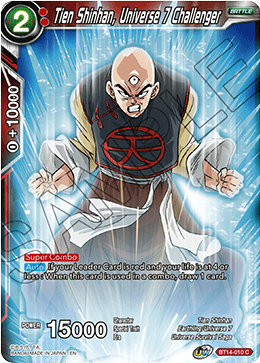 Tien Shinhan, Universe 7 Challenger (BT14-010) [Cross Spirits] | Nerdhalla Games