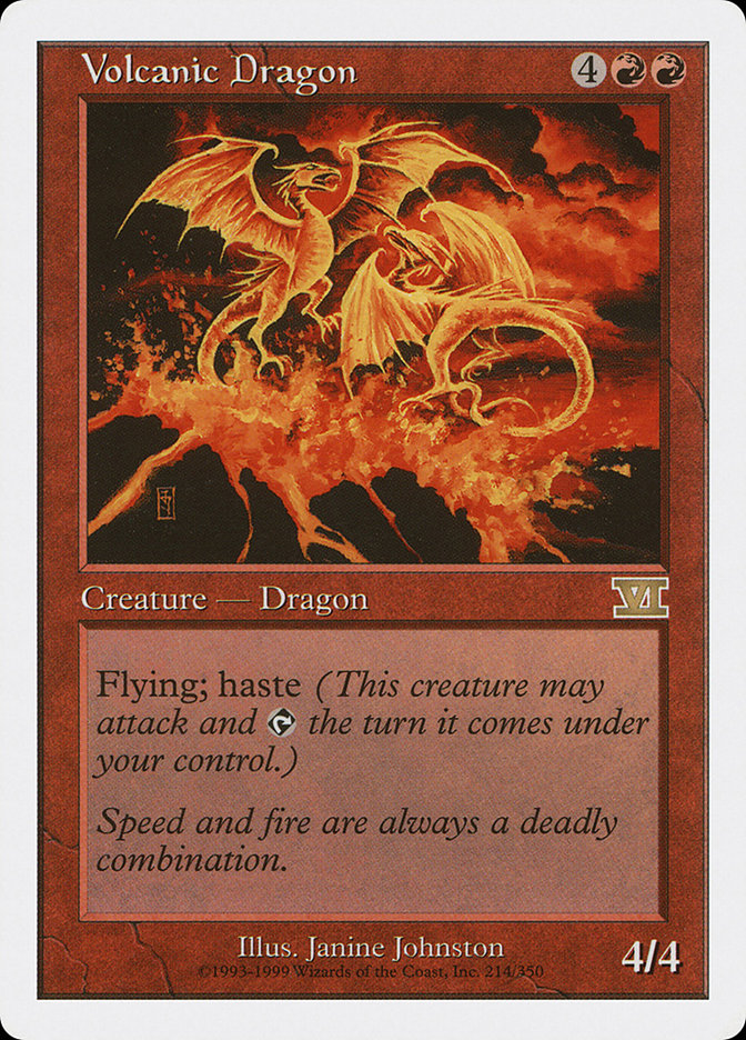 Volcanic Dragon [Classic Sixth Edition] | Nerdhalla Games