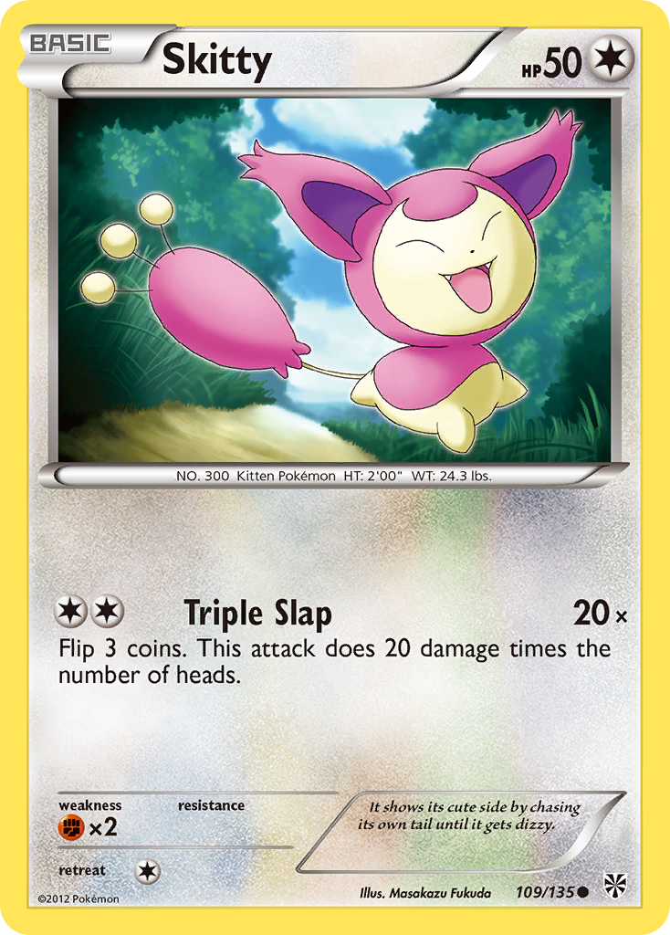 Skitty (109/135) [Black & White: Plasma Storm] | Nerdhalla Games