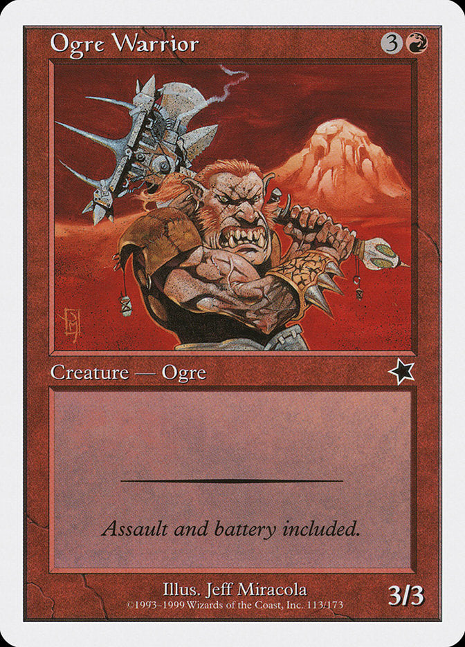 Ogre Warrior [Starter 1999] | Nerdhalla Games