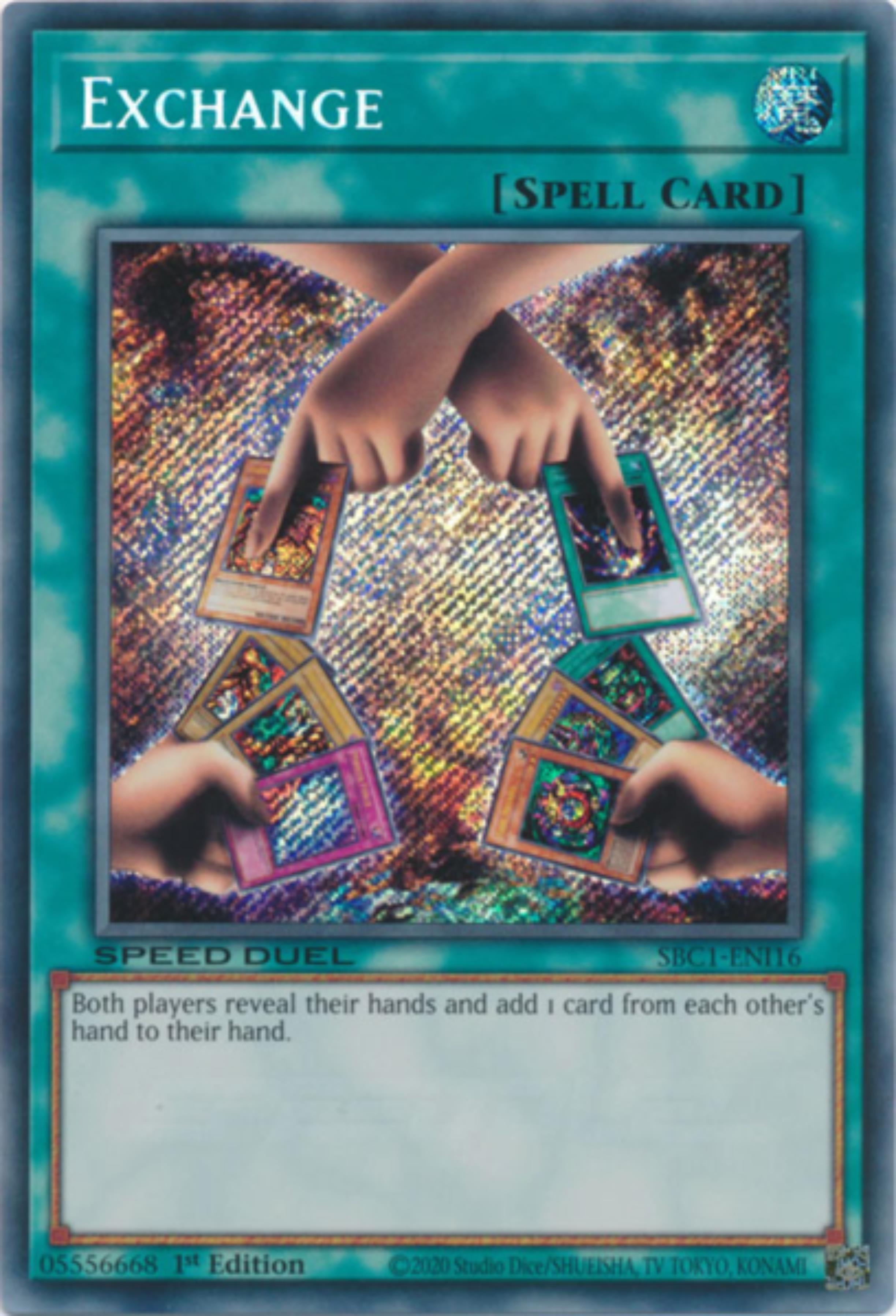 Exchange [SBC1-ENI16] Secret Rare | Nerdhalla Games