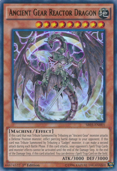 Ancient Gear Reactor Dragon [SR03-EN001] Ultra Rare | Nerdhalla Games