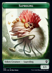 Illusion // Saproling Token [Commander Legends Tokens] | Nerdhalla Games