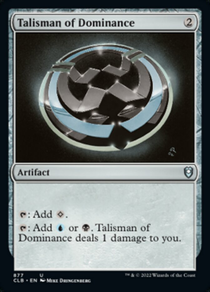 Talisman of Dominance [Commander Legends: Battle for Baldur's Gate] | Nerdhalla Games