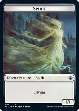 Bird // Spirit Double-Sided Token [Starter Commander Decks] | Nerdhalla Games