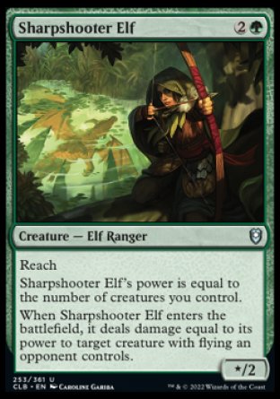 Sharpshooter Elf [Commander Legends: Battle for Baldur's Gate] | Nerdhalla Games