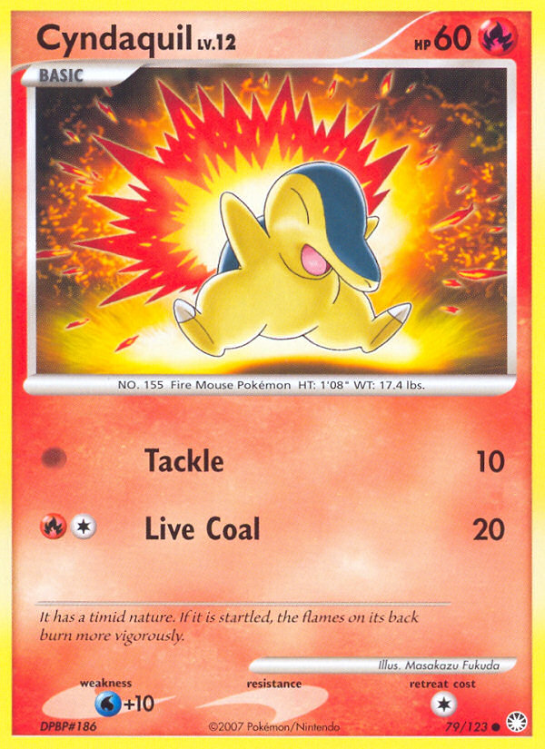 Cyndaquil (79/123) [Diamond & Pearl: Mysterious Treasures] | Nerdhalla Games