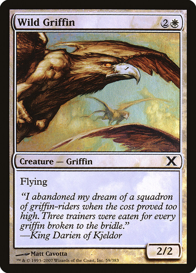 Wild Griffin (Premium Foil) [Tenth Edition] | Nerdhalla Games