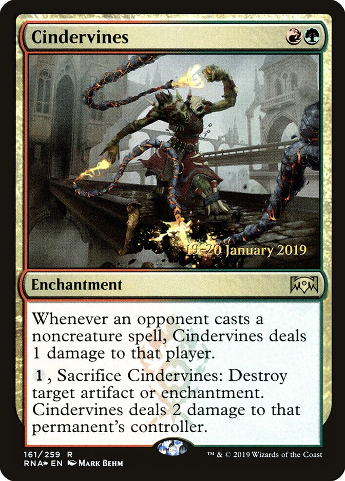 Cindervines [Ravnica Allegiance Prerelease Promos] | Nerdhalla Games