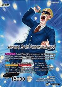 Announcer // Announcer, the Pro Commentator Returns! (P-269) [Promotion Cards] | Nerdhalla Games