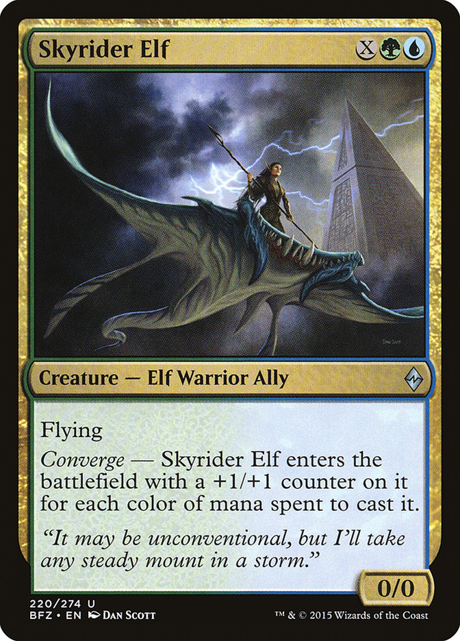 Skyrider Elf [Battle for Zendikar] | Nerdhalla Games