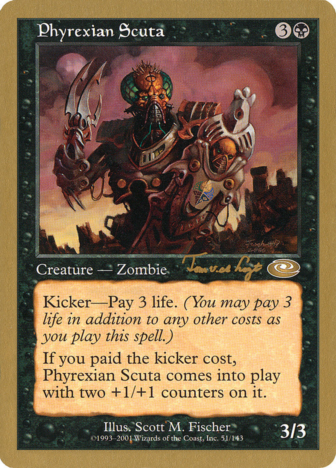 Phyrexian Scuta (Tom van de Logt) [World Championship Decks 2001] | Nerdhalla Games