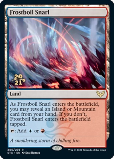 Frostboil Snarl [Strixhaven: School of Mages Prerelease Promos] | Nerdhalla Games