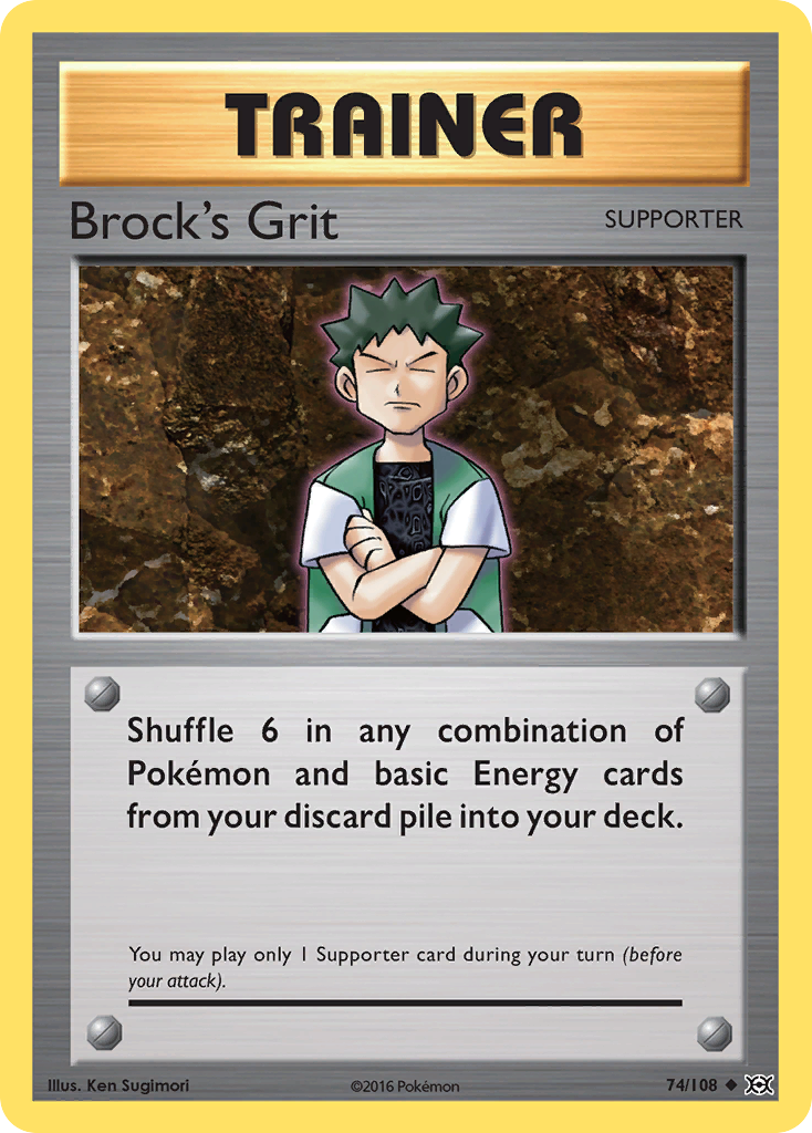 Brock's Grit (74/108) [XY: Evolutions] | Nerdhalla Games