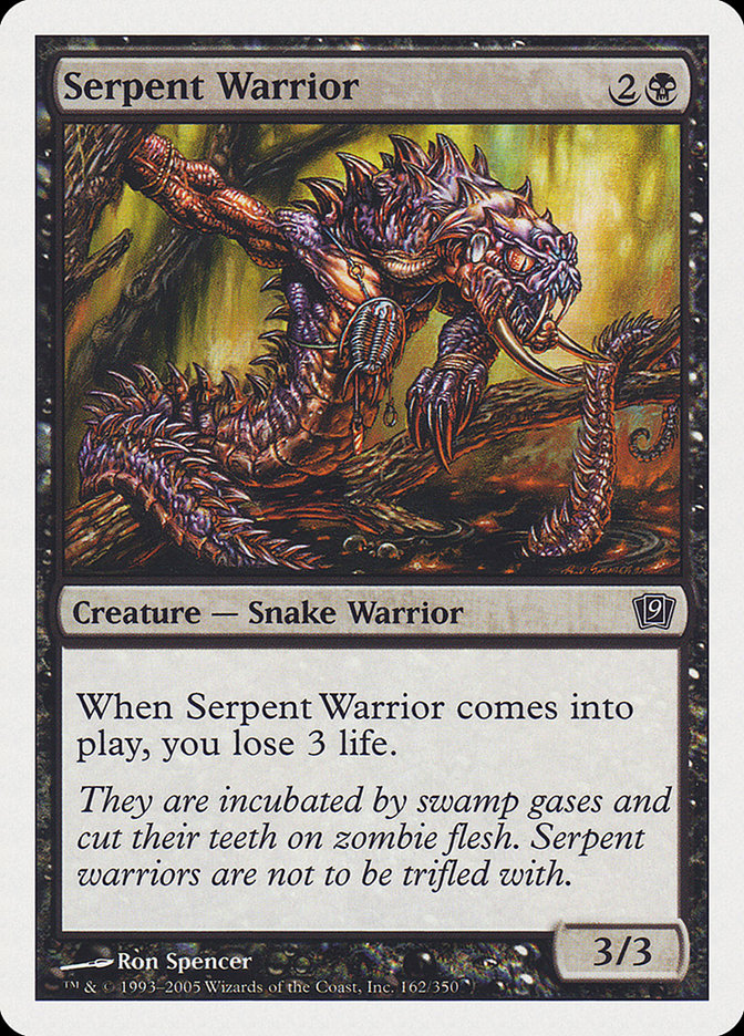 Serpent Warrior [Ninth Edition] | Nerdhalla Games