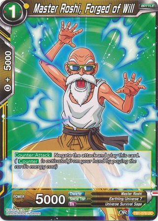 Master Roshi, Forged of Will [TB1-076] | Nerdhalla Games