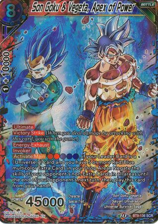 Son Goku & Vegeta, Apex of Power [BT9-136] | Nerdhalla Games