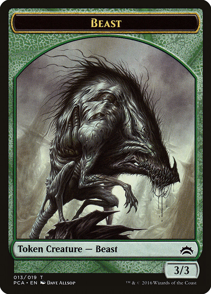 Beast [Planechase Anthology Tokens] | Nerdhalla Games