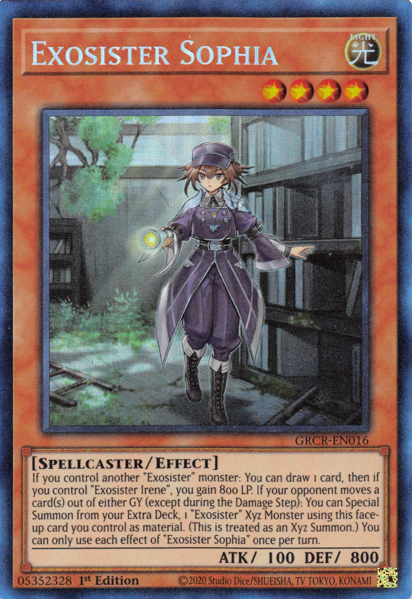 Exosister Sophia [GRCR-EN016] Collector's Rare | Nerdhalla Games