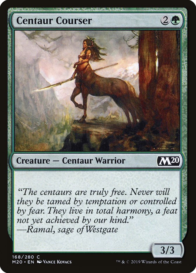 Centaur Courser [Core Set 2020] | Nerdhalla Games