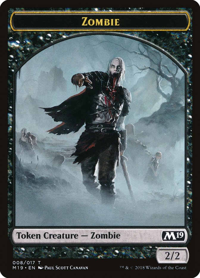 Zombie [Core Set 2019 Tokens] | Nerdhalla Games