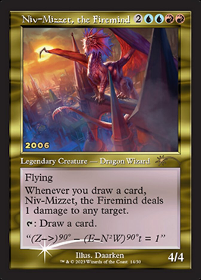 Niv-Mizzet, the Firemind [30th Anniversary Promos] | Nerdhalla Games