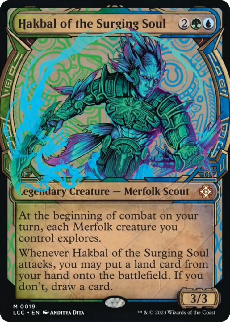 Hakbal of the Surging Soul (Showcase) [The Lost Caverns of Ixalan Commander] | Nerdhalla Games