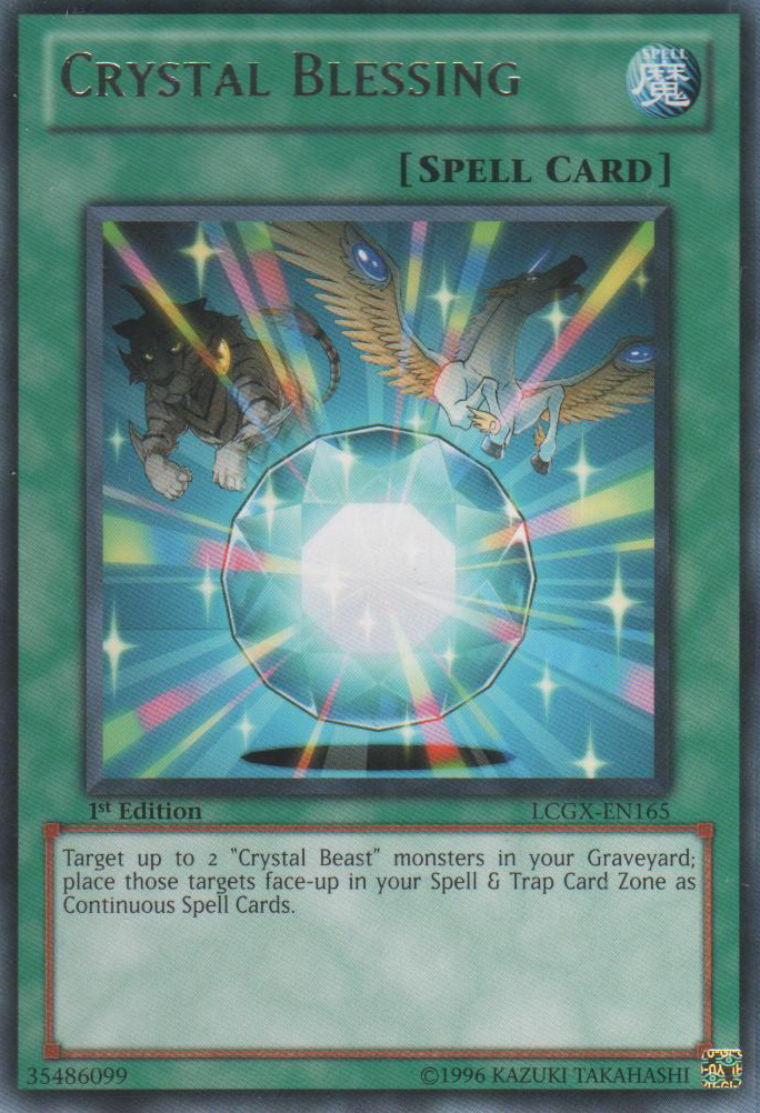 Crystal Blessing [LCGX-EN165] Rare | Nerdhalla Games