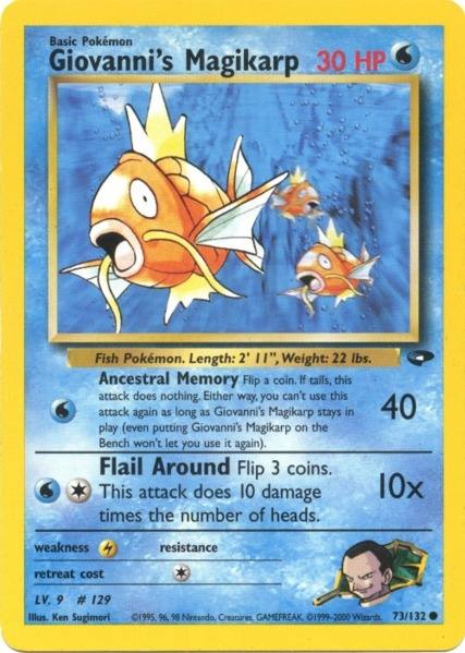 Giovanni's Magikarp (73/132) [Gym Challenge Unlimited] | Nerdhalla Games