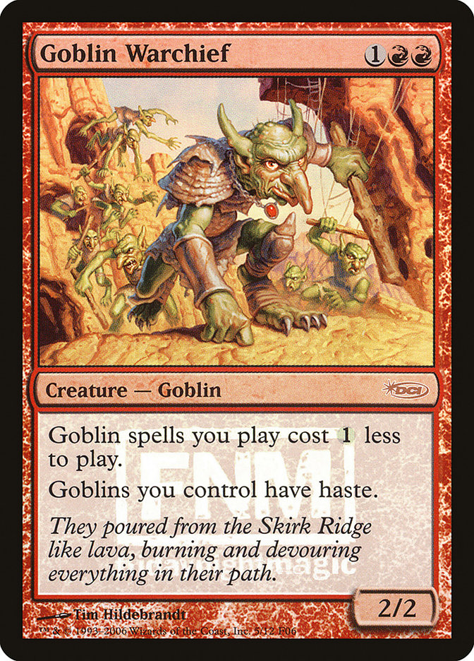 Goblin Warchief [Friday Night Magic 2006] | Nerdhalla Games