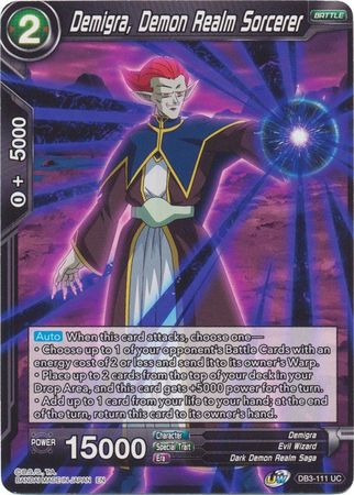 Demigra, Demon Realm Sorcerer [DB3-111] | Nerdhalla Games