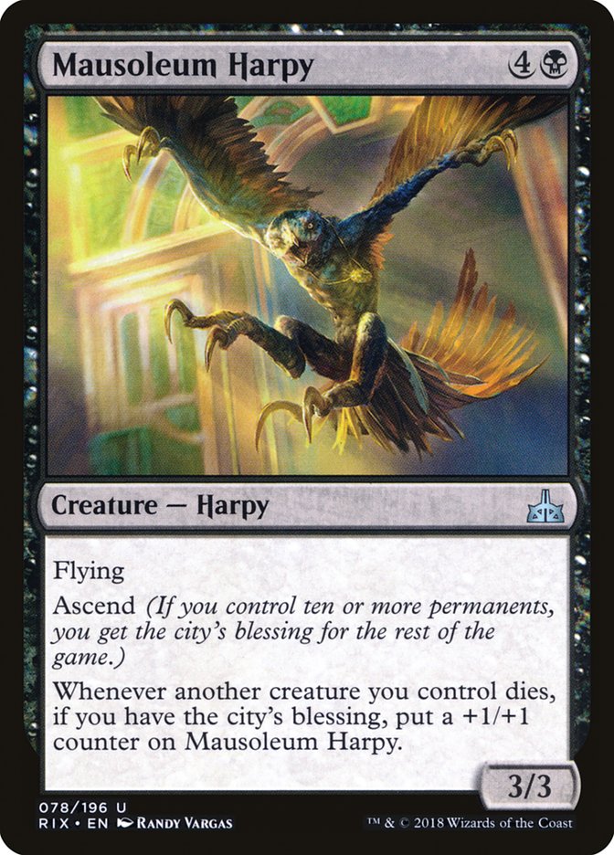 Mausoleum Harpy [Rivals of Ixalan] | Nerdhalla Games