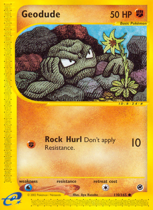 Geodude (110/165) [Expedition: Base Set] | Nerdhalla Games